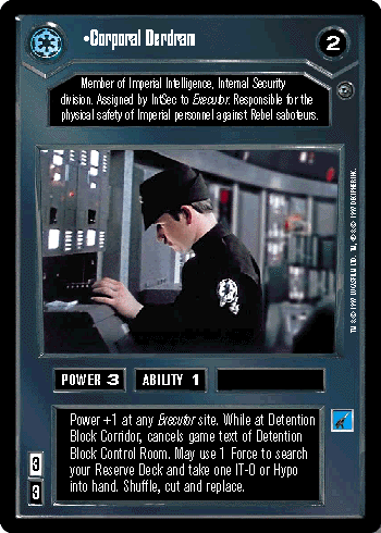 •Corporal Derdram