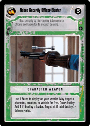 Naboo Security Officer Blaster