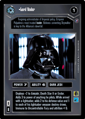 Lord Vader · SW:CCG DB