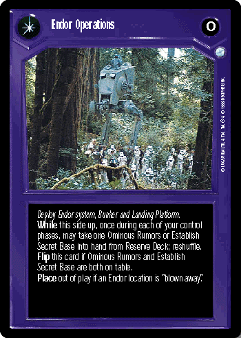 Endor Operations/Imperial Outpost · SW:CCG DB