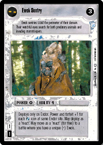 Ewok Sentry