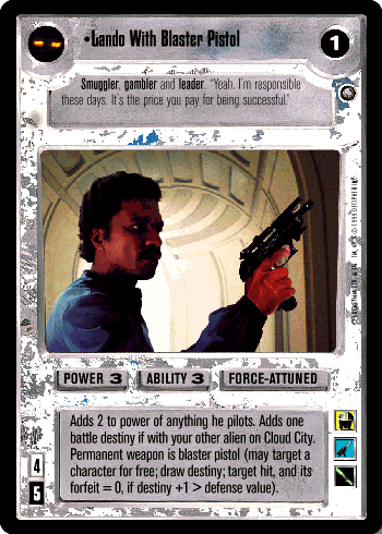 Lando With Blaster Pistol