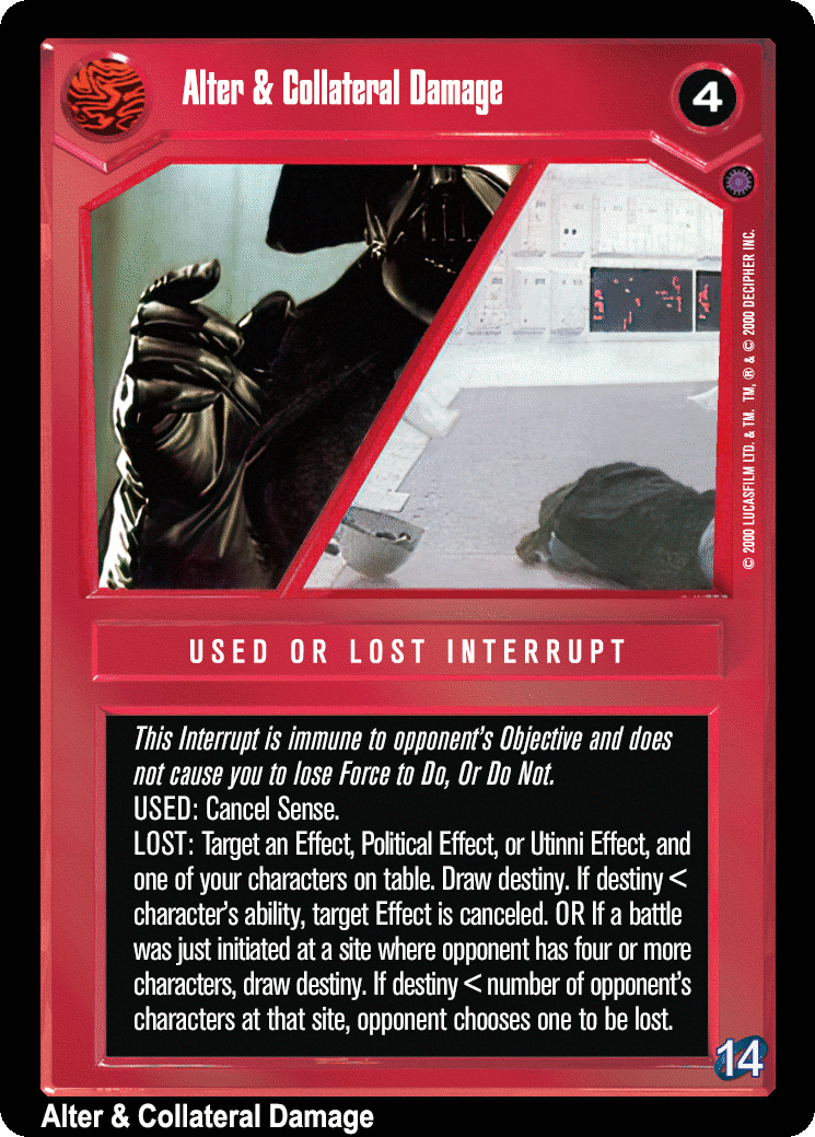 Star Wars Cardlists - Set 14 Star Wars Cardlists - Set 14