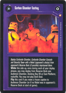 DECK PRIMER: Carbon Chamber Testing (12 Card) - Star Wars Players