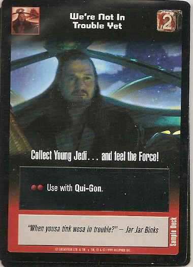Young Jedi Sample Deck - Star Wars Players Committee